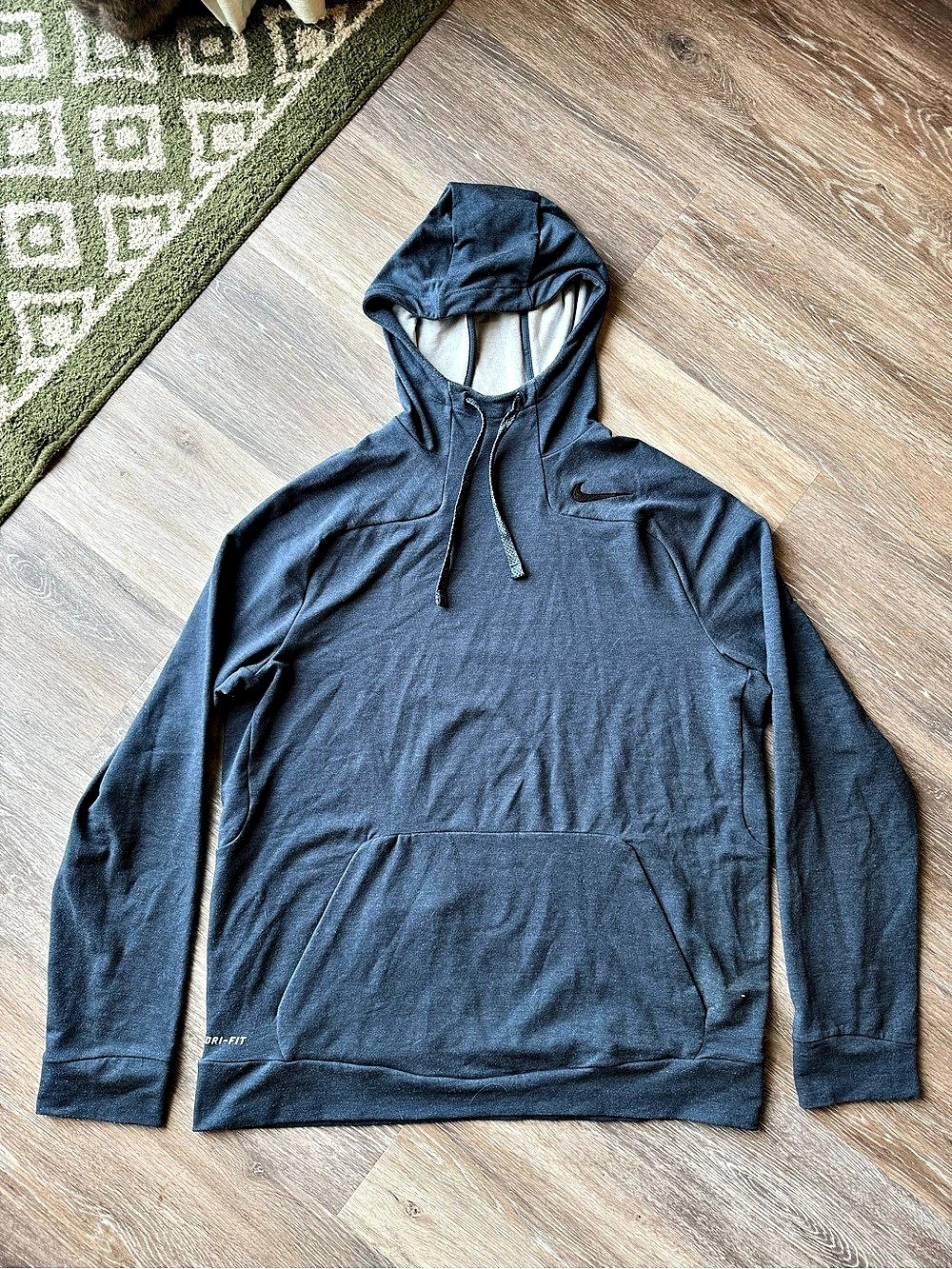Nike Dri-FIT Hoodie Slate Blue Size Large